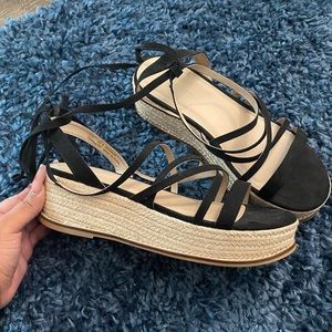 ASOS Lace Up Platform Espadrille Sandals